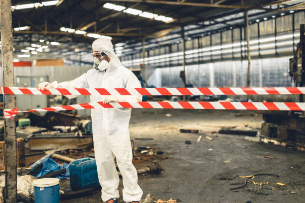 Professional Biohazard Cleanup technician working in Liberty Lake, WA